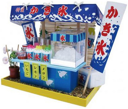 ミニチュアドールハウス 縁日屋台キット / かき氷